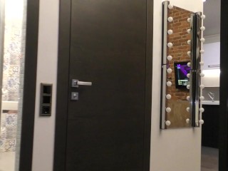 Dirty wet cunt after a shower! POV Hard fast fucking & cumming on 18 yo ass