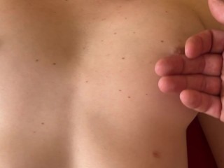 No penetration, just rubbing ok baby? - Cum on pussy and pulling panties up