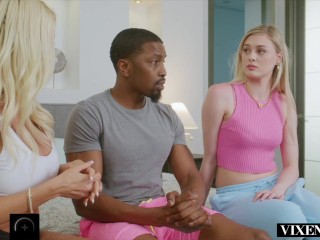 MILFY Horny Teacher devours student's BBC in hot threesome