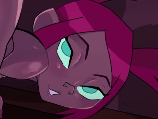 Adult Sari cyborg is fucked by Bumblebee-robot and blowjob - Transformers parody animated