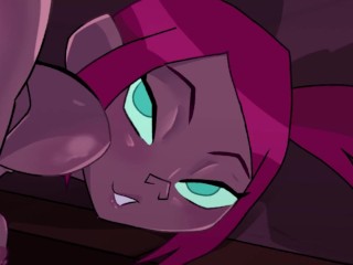 Adult Sari cyborg is fucked by Bumblebee-robot and blowjob - Transformers parody animated