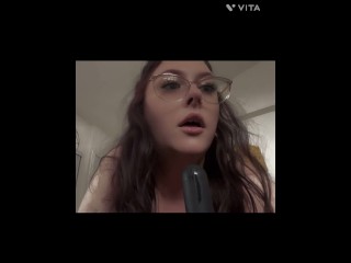 Big Ass Sexy MILF Teacher Teaches You How To Jerk Off While She Smokes a Cigarette :JOI