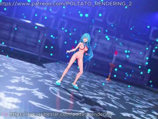 【MMD ホロライブ 4K/60fps】《Yukihana Lamy (雪花ラミィ)》~《EVERGLOW (에버글로우) - DUN DUN》