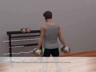 My Stepbrother's Wife #32 John finally got a chance to touch Jennifer 's boobs while exercising