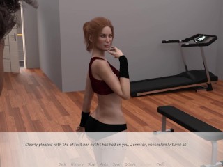 My Stepbrother's Wife #32 John finally got a chance to touch Jennifer 's boobs while exercising