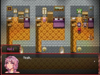 HAREM In Another World [ Hentai Game ] Ep.19 GHOST and MAID DOUBLE BLOWJOB contest !