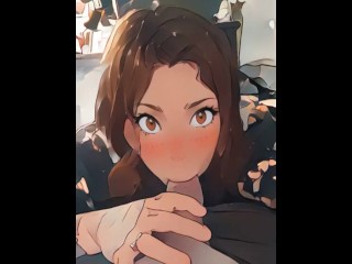 College girl takes good care of her daddy