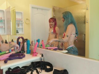 Pegged By 3 Hot Girls