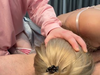 My girlfriend invited her to give me a deep blowjob and lick my ass.