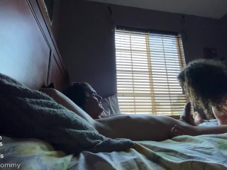 Visiting Stepmom Ends in Creampie Regret