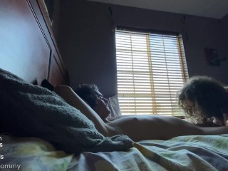 Visiting Stepmom Ends in Creampie Regret