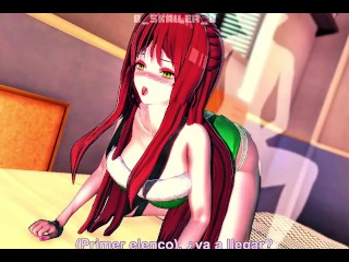 Doki Doki Literature Club! - Monika wears a new outfit for you