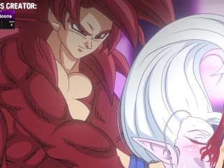 Goku in Super Saiyan fucks Whis with his big cock (Xtremetoons animation) - Jazziuu