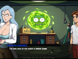 Portal Porn Demoniums [ PARODY HENTAI GAME ] Ep.4 RICK and MORTY orgy house !