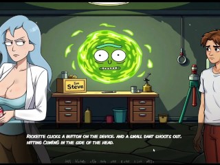 Portal Porn Demoniums [ PARODY HENTAI GAME ] Ep.4 RICK and MORTY orgy house !