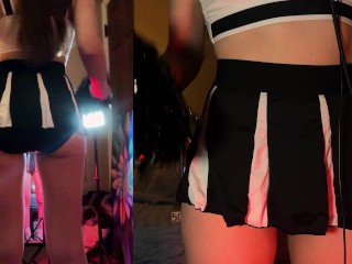 ASMR Cheerleader Gives You Positive Affirmations 📣 front & back view