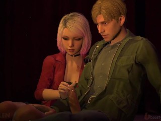 Maria Relieves James’s Pain With Her Hands (Animation 3D 18+)