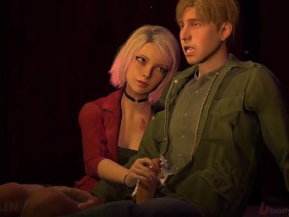 Maria Relieves James’s Pain With Her Hands (Animation 3D 18+)