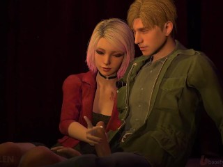 Maria Relieves James’s Pain With Her Hands (Animation 3D 18+)