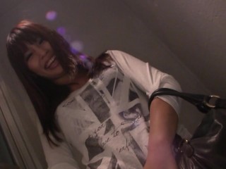 Pov you approached the asian darling in thick of girl masturbation in the building hallway