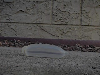 Popping condoms with heels bigger than your dick