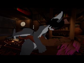 Shark fucks friend I'm movie world (vrchat)