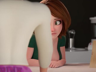 Aunt Cass Anal (Animated)