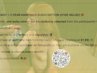 Japanese babe Sora cumshot - giveaway promo