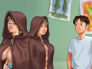 Summertime Saga - Part 6 - Principal Smith And Annie Egypt Costumes By LoveSkySanX