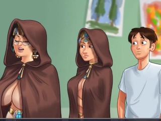 Summertime Saga - Part 6 - Principal Smith And Annie Egypt Costumes By LoveSkySanX