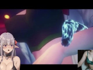 HENTAI | Hot chick with glasses Lily from Subverse!!