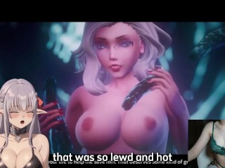 HENTAI | Hot chick with glasses Lily from Subverse!!