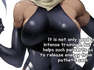 Yoruichi helps you to get bankai (JOI, Feet)