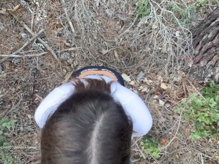 Nike Pro Girl humped in PUBLIC. Walk with Sperm