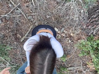 Nike Pro Girl humped in PUBLIC. Walk with Sperm