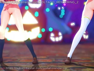 【MMD ロシデレ 4K60fps】《Alisa Kujou (アリサ・九条) Yuki Suou (周防 有希)》~《HIMEHINA『キスキツネ』 kiss kitsune》