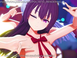 【MMD ロシデレ 4K60fps】《Alisa Kujou (アリサ・九条) Yuki Suou (周防 有希)》~《HIMEHINA『キスキツネ』 kiss kitsune》