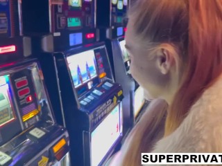 SUPERPRIVATEx Ukrain Red HEAD cheat her husband with a stranger in casino las vegas