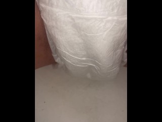Soaking my diaper while smoking