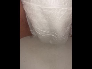 Soaking my diaper while smoking