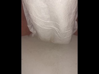 Soaking my diaper while smoking