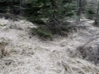 Outdoor Pissing & Risky Wank – My Small 11cm Dick Almost Exposed to Tourists!