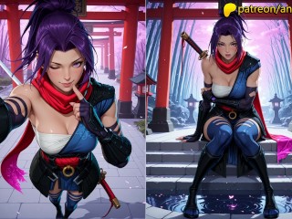 Psylocke from Marvel Rivals – Purple Slut