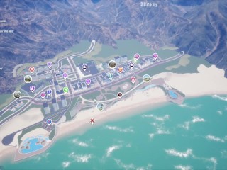 Real Life Sunbay STA 5 parody, girls walk around the city with bare breasts