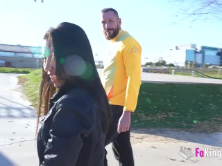 Lorehot is very hot! First a blowjob in public and then a threesome with two matures