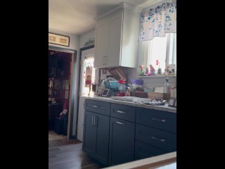 Bf waited outside while I knocked her up