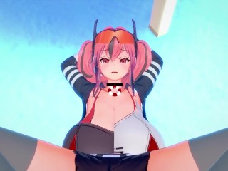 POV Hentai Footjob from Bremerton from Azur Lane