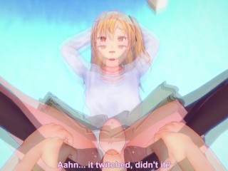 POV Hentai Footjob from Cleveland from Azur Lane