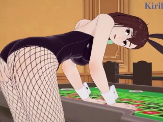 Momo Ayase (Bunny Girl) and I have intense sex in the casino. - DAN DADAN Hentai