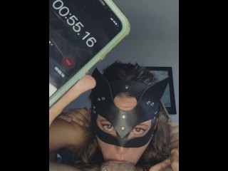 practicing for regional cock sucker championships